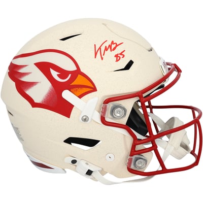 Trey McBride Arizona Cardinals Autographed Fanatics Authentic Riddell Rivalry Speed Flex Authentic Helmet