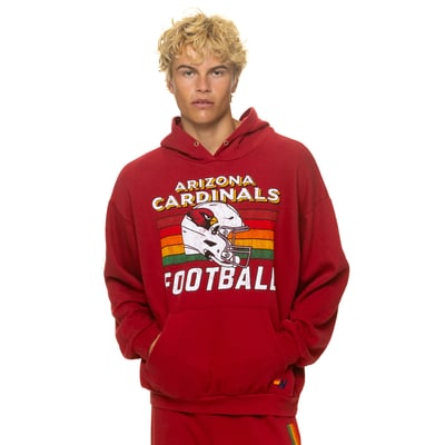 Arizona Cardinals Aviator Nation Unisex Relaxed Tri-Blend Hoodie - Cardinal