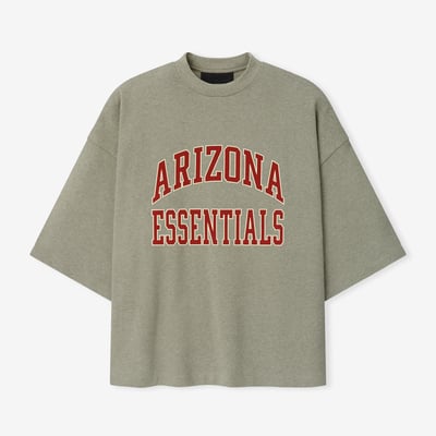 Arizona Cardinals Fear of God x NFL Unisex Merch T-Shirt - Heather Gray