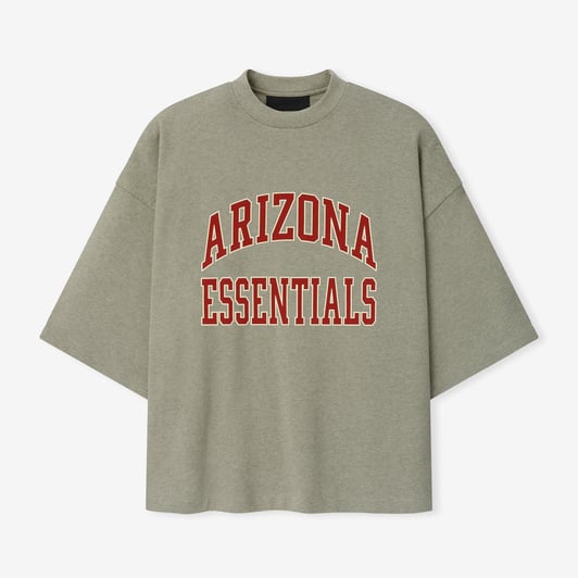 Arizona Cardinals Fear of God x NFL Unisex Merch T-Shirt - Heather Gray
