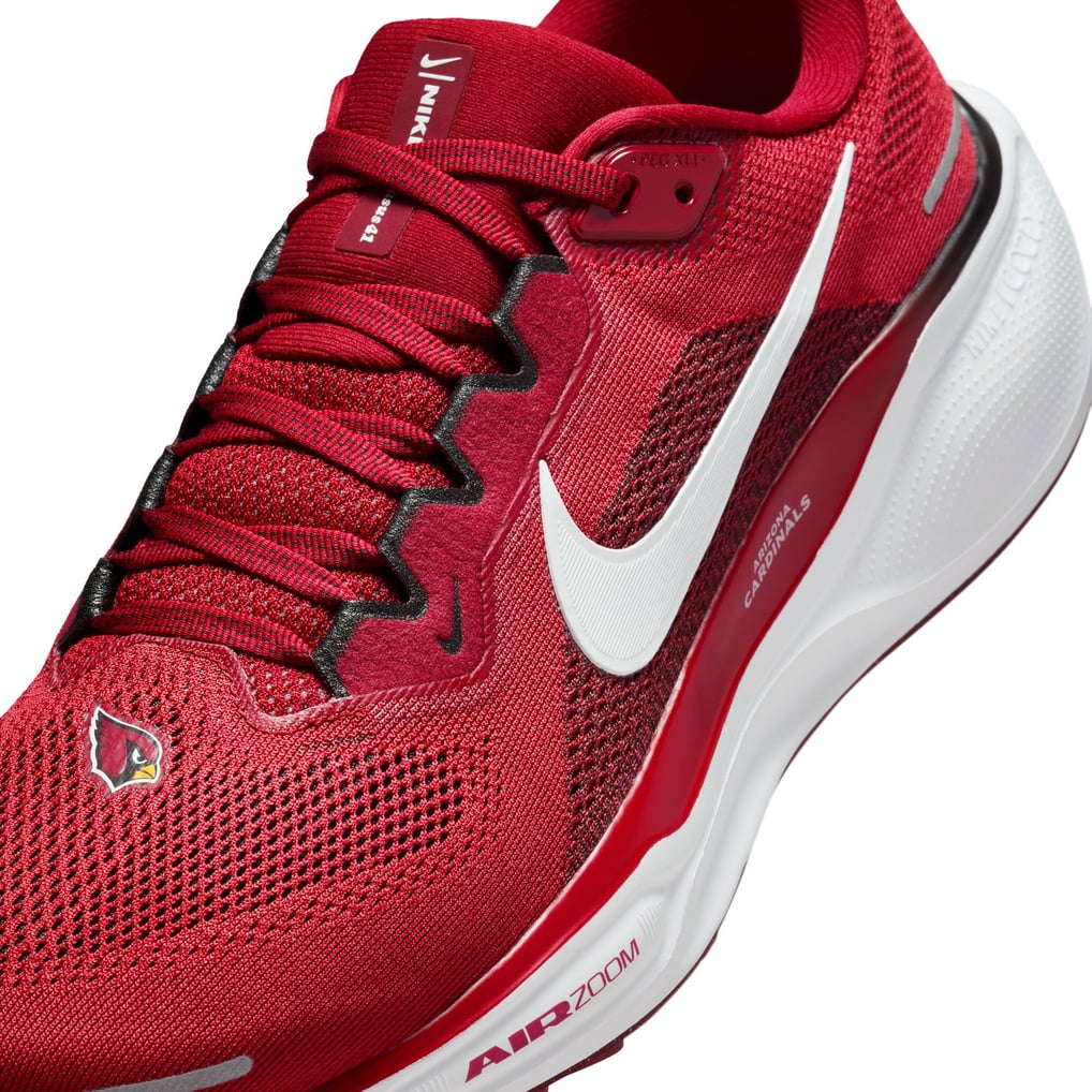 Unisex Nike Red Arizona Cardinals Zoom Pegasus 41 Running Shoes display picture 3