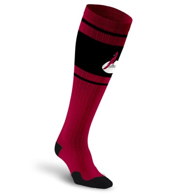 Arizona Cardinals PRO Compression Unisex  Throwback Over-the-Calf Compression Socks