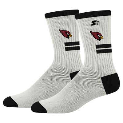  Arizona Cardinals PRO Compression Unisex Premiere Cushioned Crew Socks - Cream