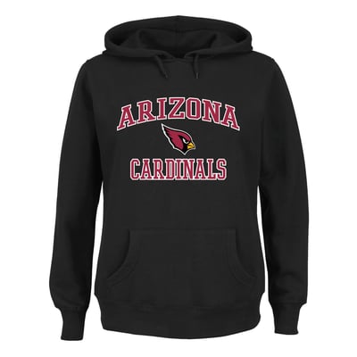 Arizona Cardinals Fanatics Women's Plus Size Heart & Soul Hoodie - Black
