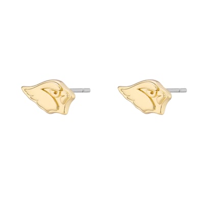  Arizona Cardinals LUV AJ Women's Logo Stud Earrings - Gold