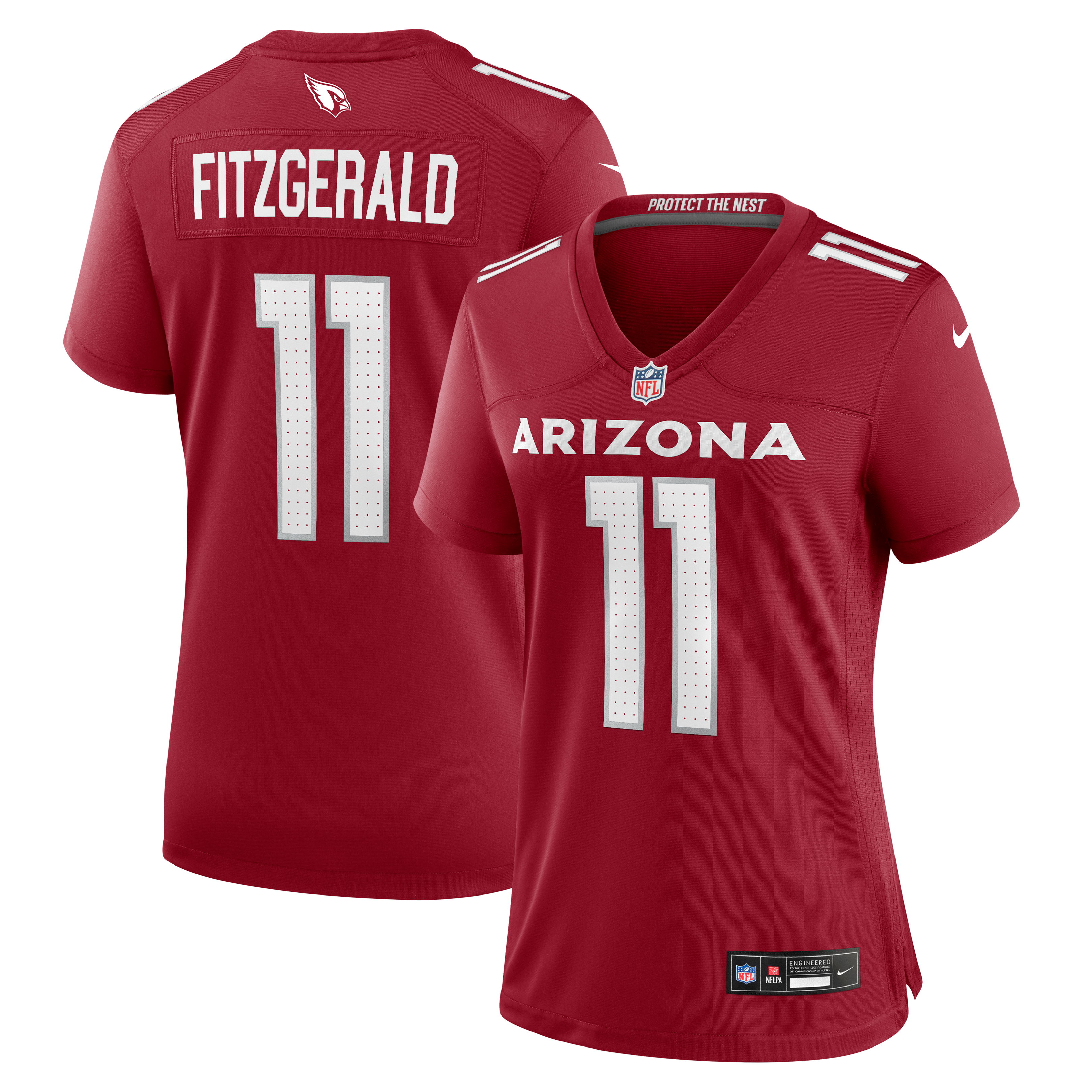 Larry Fitzgerald Arizona Cardinals Women's Team Retired Game Jersey Cardinal