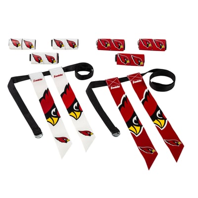 Arizona Cardinals Franklin Sports Youth NFL Flag Football Set