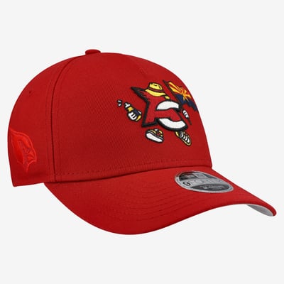 Arizona Cardinals New Era Youth Cartoon A-Frame 9FORTY Adjustable Hat - Cardinal
