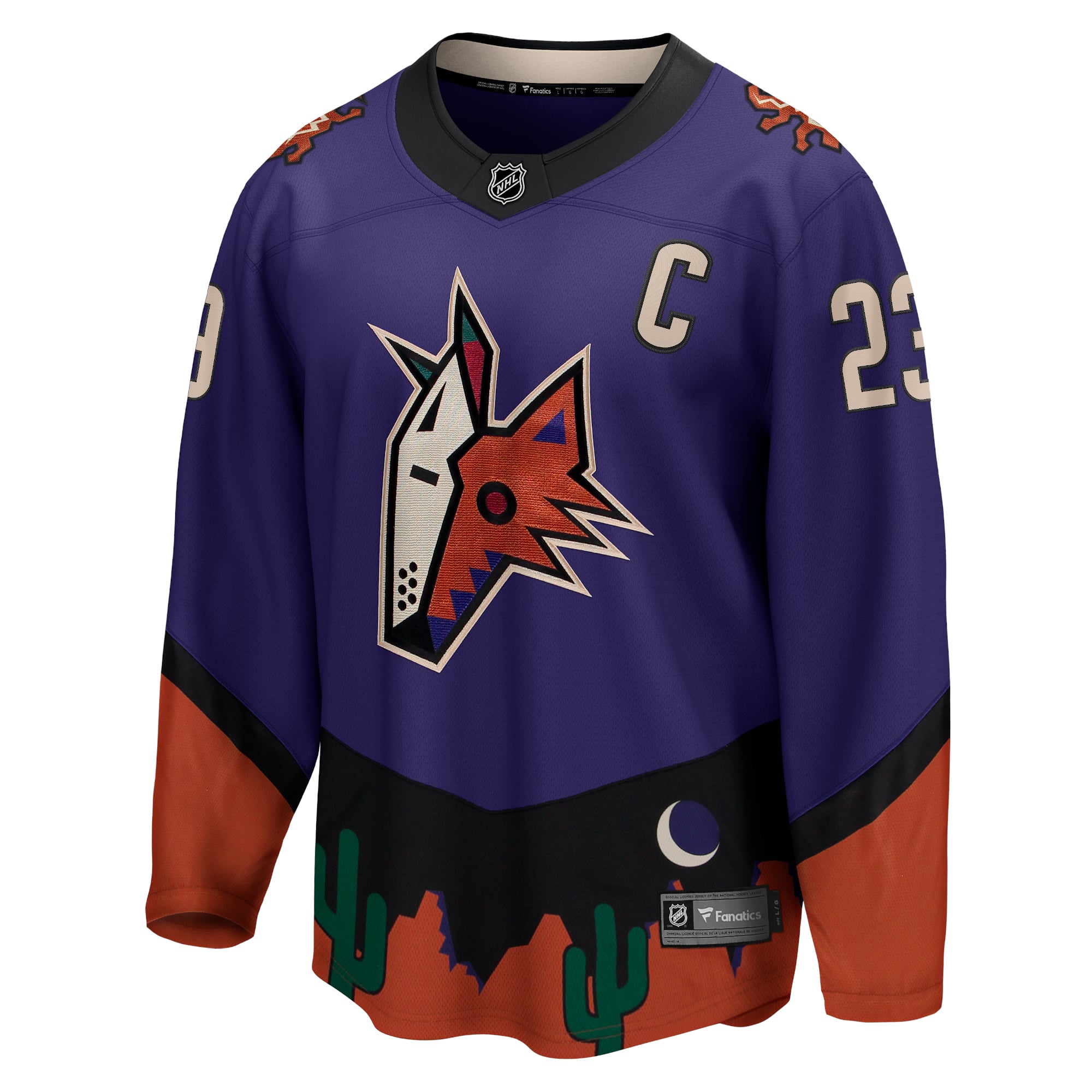 Men's Arizona Coyotes Oliver Ekman-Larsson Fanatics Purple 2020/21