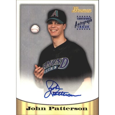 1998 Bowman Certified Blue Autographs #66 John Patterson