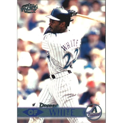 1999 Pacific Platinum Blue #25 Devon White
