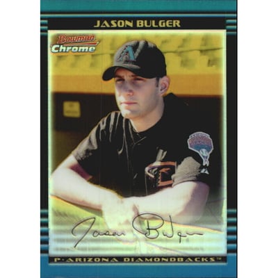 2002 Bowman Chrome Gold Refractors #334 Jason Bulger
