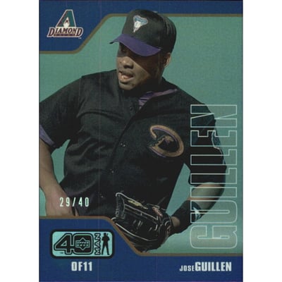 2002 Upper Deck 40-Man Electric Rainbow #659 Jose Guillen