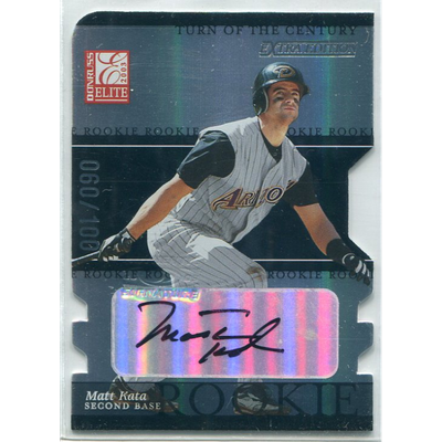 2003 Donruss Elite Extra Edition Turn of the Century Autographs #27 Matt Kata
