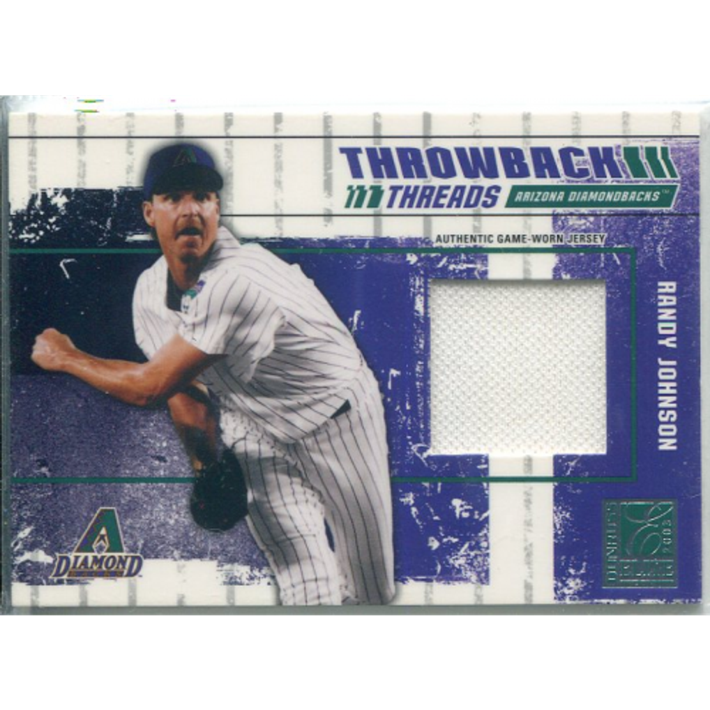 2003 Donruss Elite Throwback Threads #1 Randy Johnson D'backs