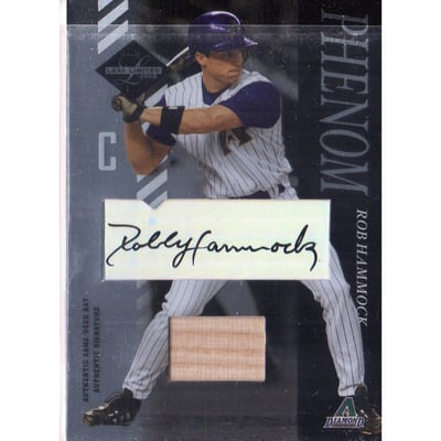 2003 Leaf Limited #178 R.Hammock PH AU Bat RC