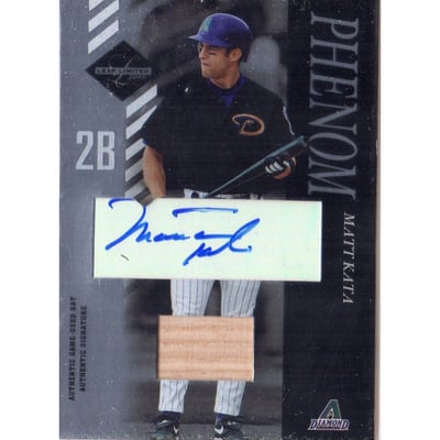 2003 Leaf Limited #184 Matt Kata PH AU Bat RC