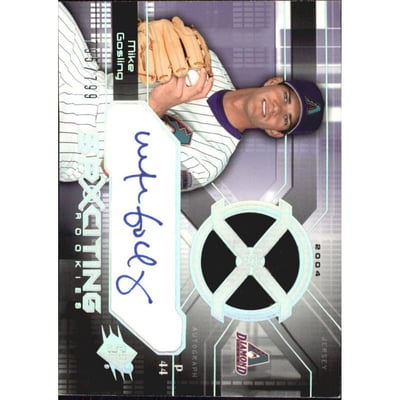 2004 SPx #191 Mike Gosling AU JSY RC
