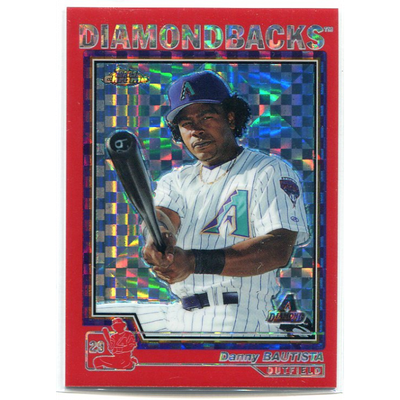 2004 Topps Chrome Red X-Fractors #85 Danny Bautista