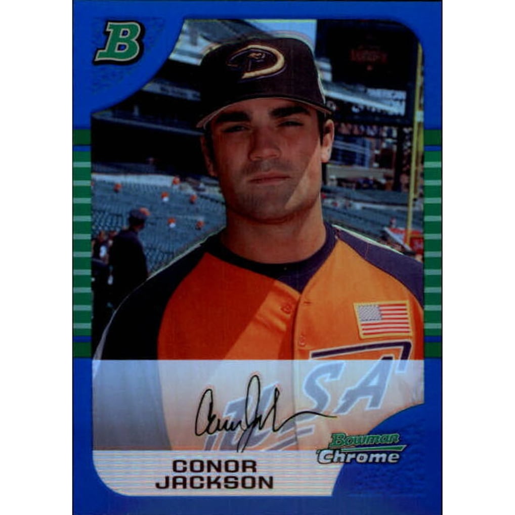 2005 Bowman Chrome Draft Blue Refractors #BDP136 Conor Jackson PROS