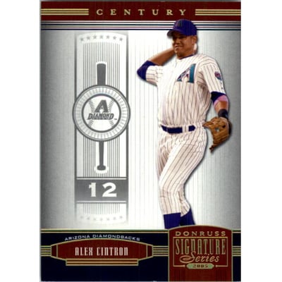 2005 Donruss Signature Century Proofs Gold #12 Alex Cintron