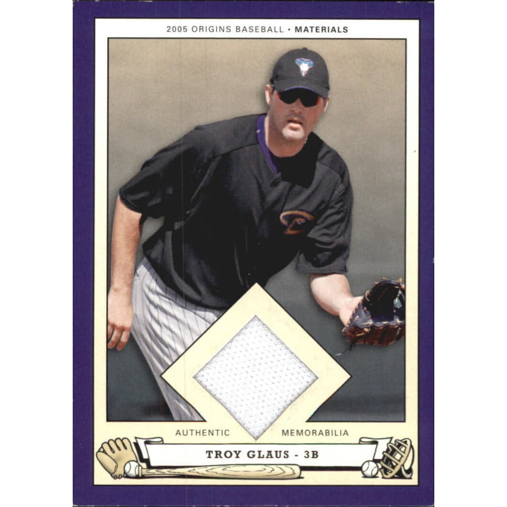 2005 Origins Materials Jersey #GL Troy Glaus