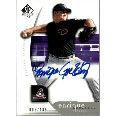 2005 SP Authentic #121 Enrique Gonzalez AU RC