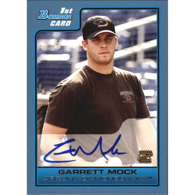 2006 Bowman Prospects Blue #B119 Garrett Mock AU