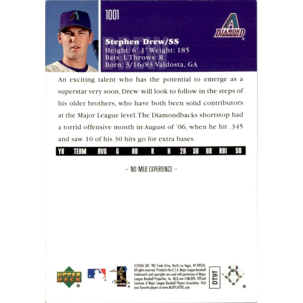 2006 Upper Deck Gold #1001 Stephen Drew