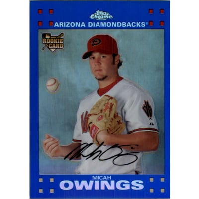 2007 Topps Chrome Blue Refractors #283 Micah Owings