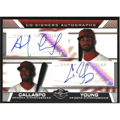 2007 Topps Co-Signers Dual Autographs #CY Alberto Callaspo/Chris Young B