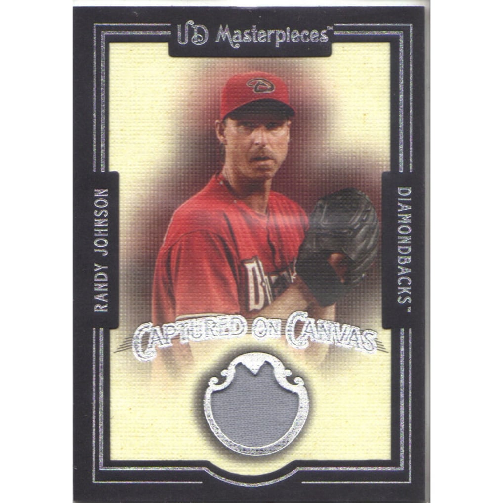 2007 UD Masterpieces Captured on Canvas #RJ Randy Johnson