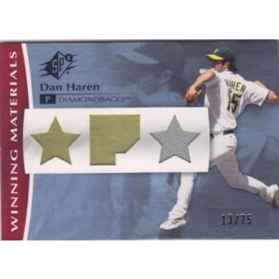 2008 SPx Winning Materials Position 75 #DH Dan Haren