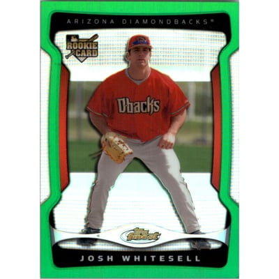2009 Finest Refractors Green #146 Josh Whitesell