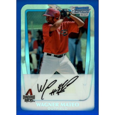 2011 Bowman Chrome Prospects Blue Refractors #BCP88 Wagner Mateo