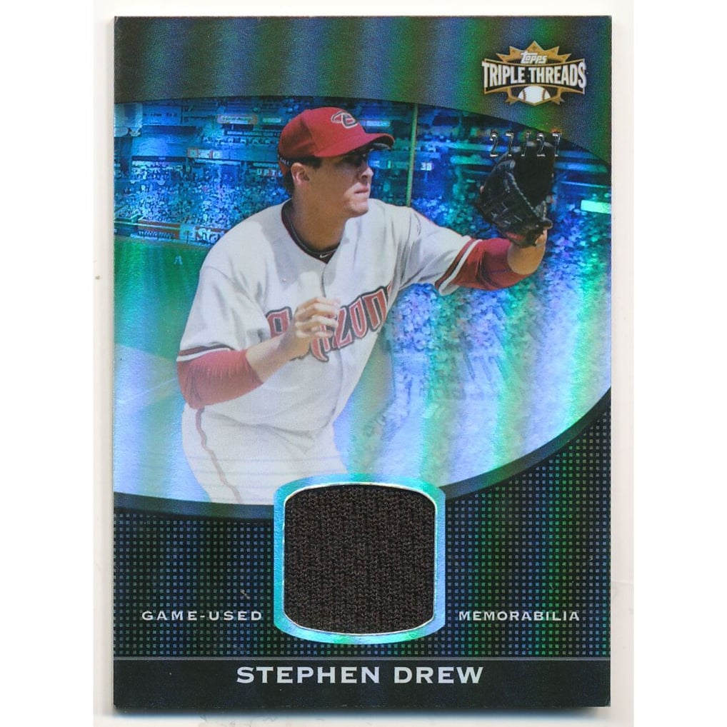 2011 Topps Triple Threads Unity Relics Sepia #TTUS251 Stephen Drew