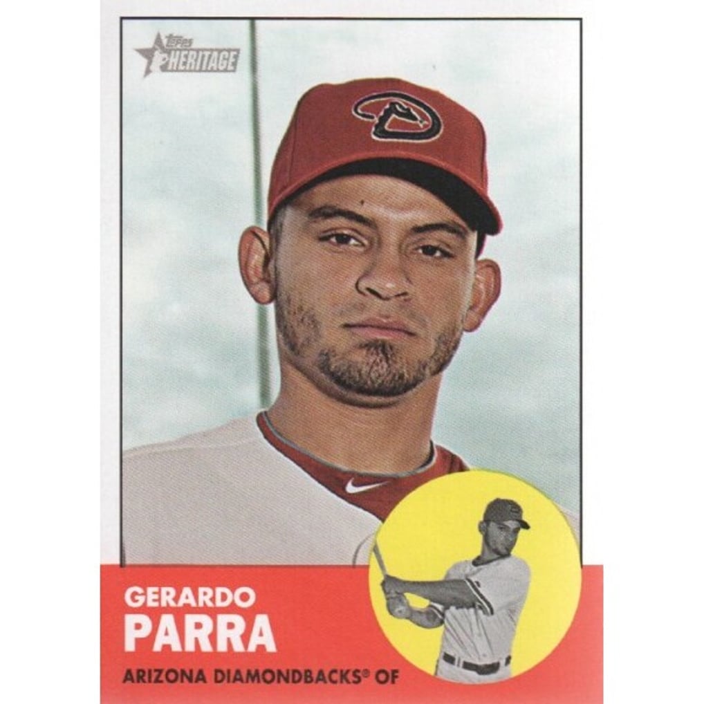 2012 Topps Heritage #449 Gerardo Parra SP