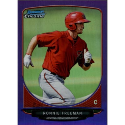 2013 Bowman Chrome Prospects Purple Refractors #BCP51 Ronnie Freeman