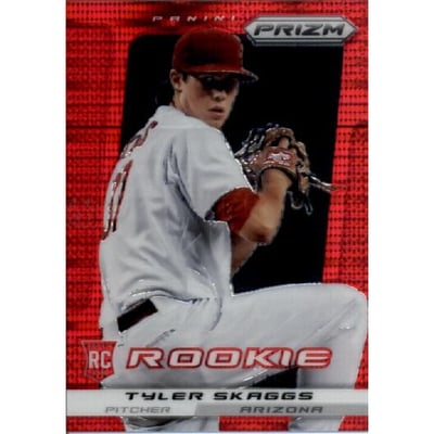 2013 Panini Prizm Prizms Red Pulsar #265 Tyler Skaggs