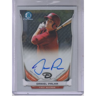2014 Bowman Chrome Prospect Autographs #BCAPDP Daniel Palka