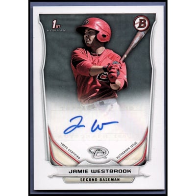 2014 Bowman Prospect Autographs #PAJW Jamie Westbrook