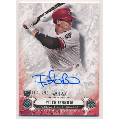 2016 Topps Tier One Breakout Autographs #BOAPOB Peter O'Brien/299