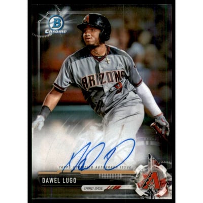 2017 Bowman Chrome Prospect Autographs #CPADL Dawel Lugo