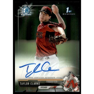 2017 Bowman Chrome Prospect Autographs #CPATC Taylor Clarke