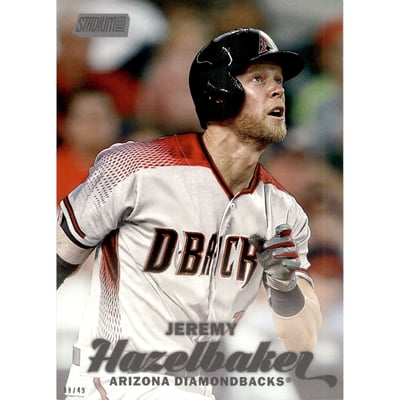 2017 Stadium Club 5x7 #272 Jeremy Hazelbaker