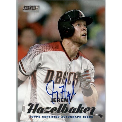2017 Stadium Club Autographs #SCAJH Jeremy Hazelbaker