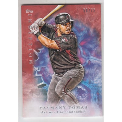 2017 Topps Inception Red #76 Yasmany Tomas