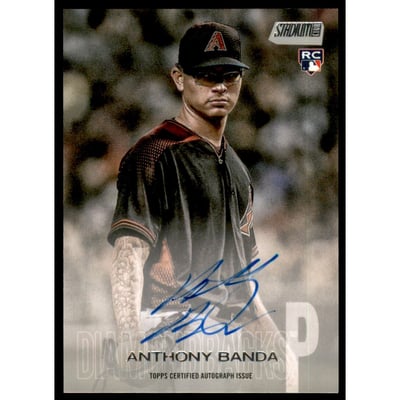 2018 Stadium Club Autographs #SCAAB Anthony Banda