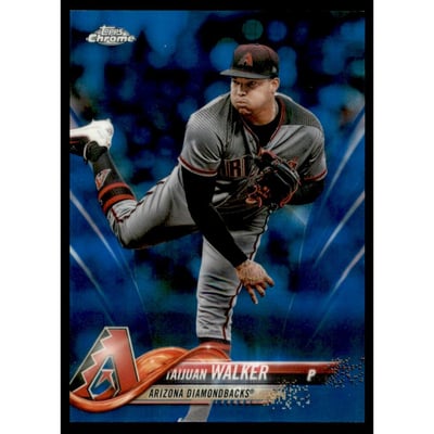 2018 Topps Chrome Blue Refractors #19 Taijuan Walker