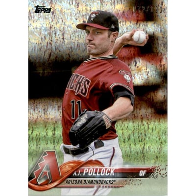 2018 Topps Factory Set Foilboard #216 A.J. Pollock